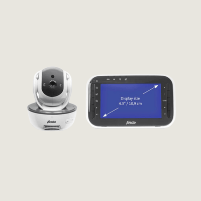 alecto babyfoon met groot bereik met draaibare camera - Tiny Library