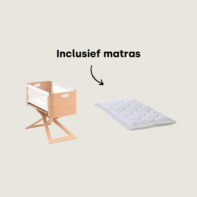 co-sleeper bednest hout inklapbaar - Tiny Library