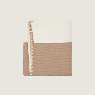 Koeka Wiegdeken Cotton Fleece Wafel Amsterdam Cafe Tiny Library