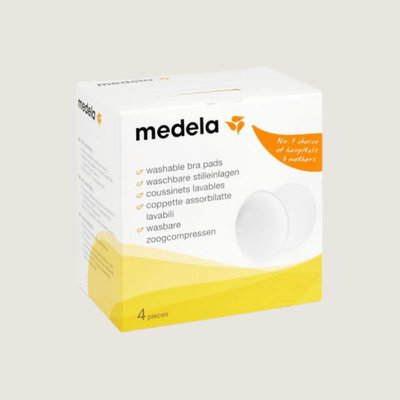medela safe & dry™ wasbare zoogkompressen  (4 stuks) - Tiny Library