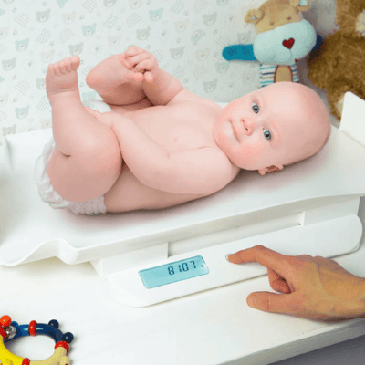 alecto babyweegschaal met lengte-meter - Tiny Library