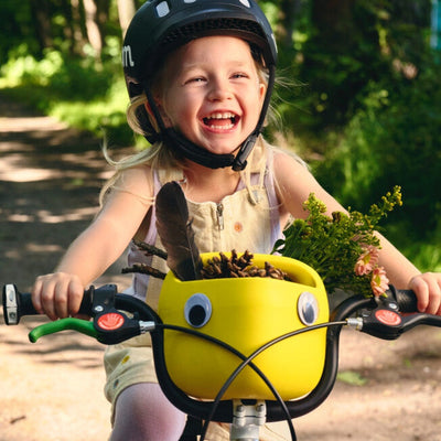 Woom POP basket Yellow bij Tiny Library