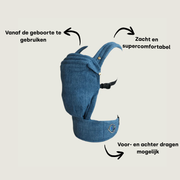 Artipoppe draagzak Tiny library