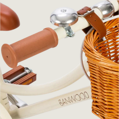 Banwood Classic Kinderfiets Cream Tiny Library
