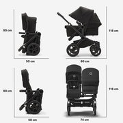 Bugaboo Donkey 5 Duo - afmetingen - Tiny Library