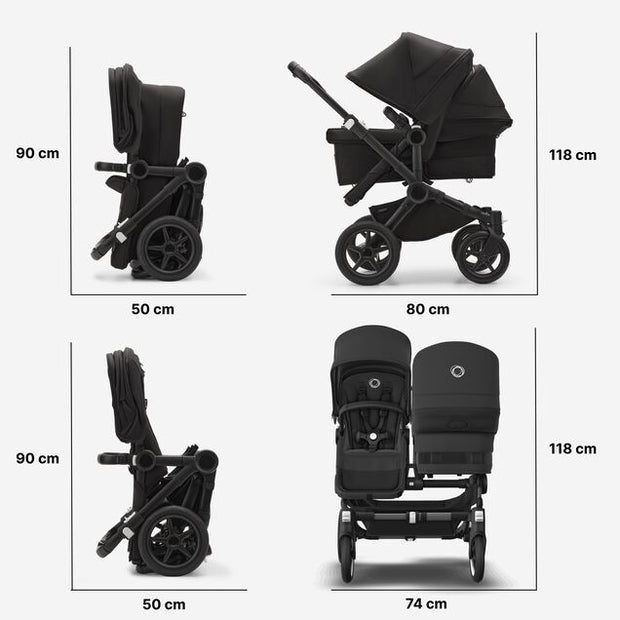 Bugaboo Donkey 5 Duo - afmetingen - Tiny Library