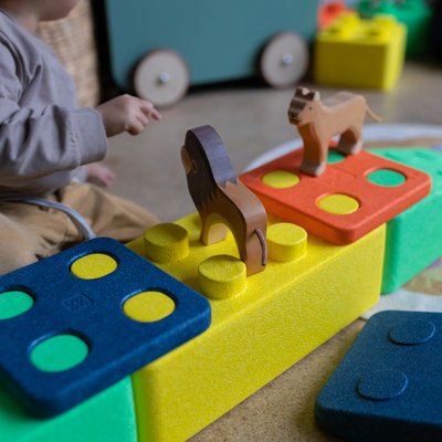 bygge farvespil 12-delige startspeelset voor kinderen voor kinderen - Tiny Library