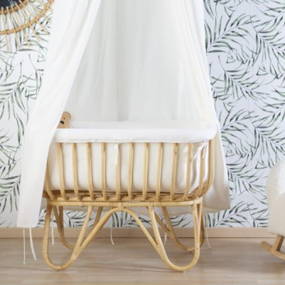 Childhome - Rotan wieg inclusief matras - Tiny Library
