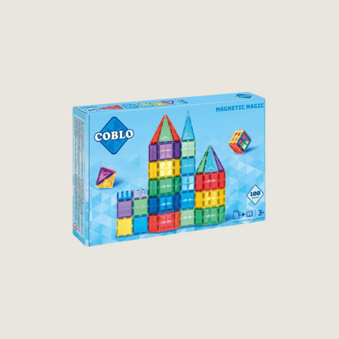 coblo classic magnetische bouwblokken - 100 stuks - Tiny Library