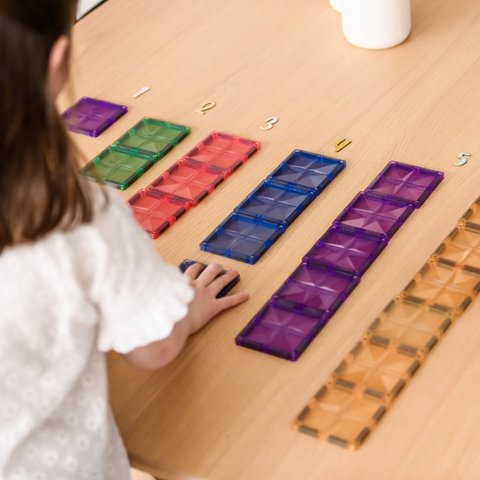 coblo pastel magnetische bouwblokken - 100 stuks - Tiny Library