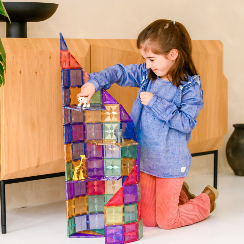 Coblo Magnetic Building Blocks - Pack of 100