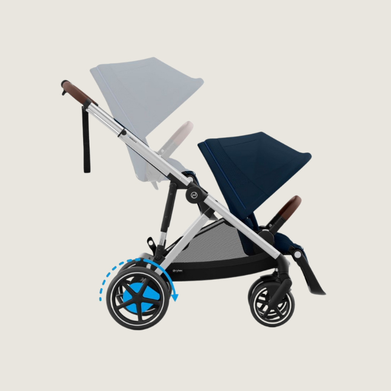 Cybex Gazelle S Twin seat stroller – Tiny Library - Main Image