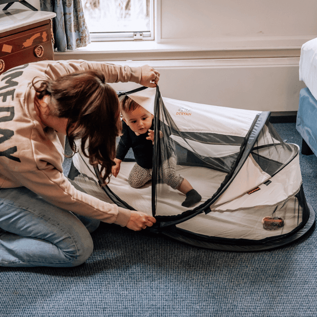 DERYAN Baby Luxe camping bed