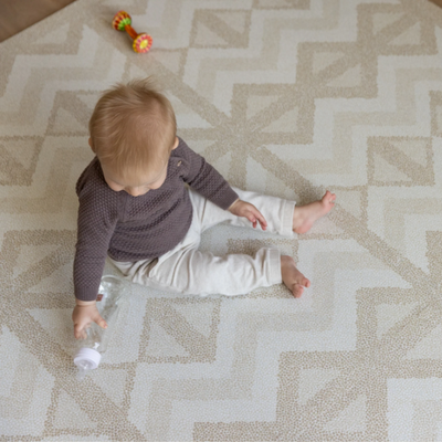 Eeveve Kilim Speelmat - Sand - Tiny Library