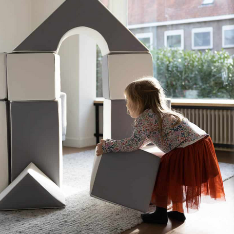 jindl bouwblokken kasteel vorm - Tiny Library