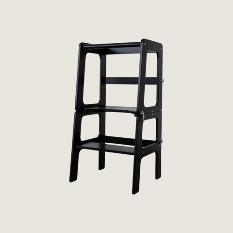 jindl montessori 2-in-1 houten leertoren - Tiny Library