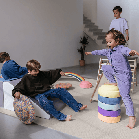 jindl speelmat foam speelset voor kinderen van 8 (120×240) - Tiny Library