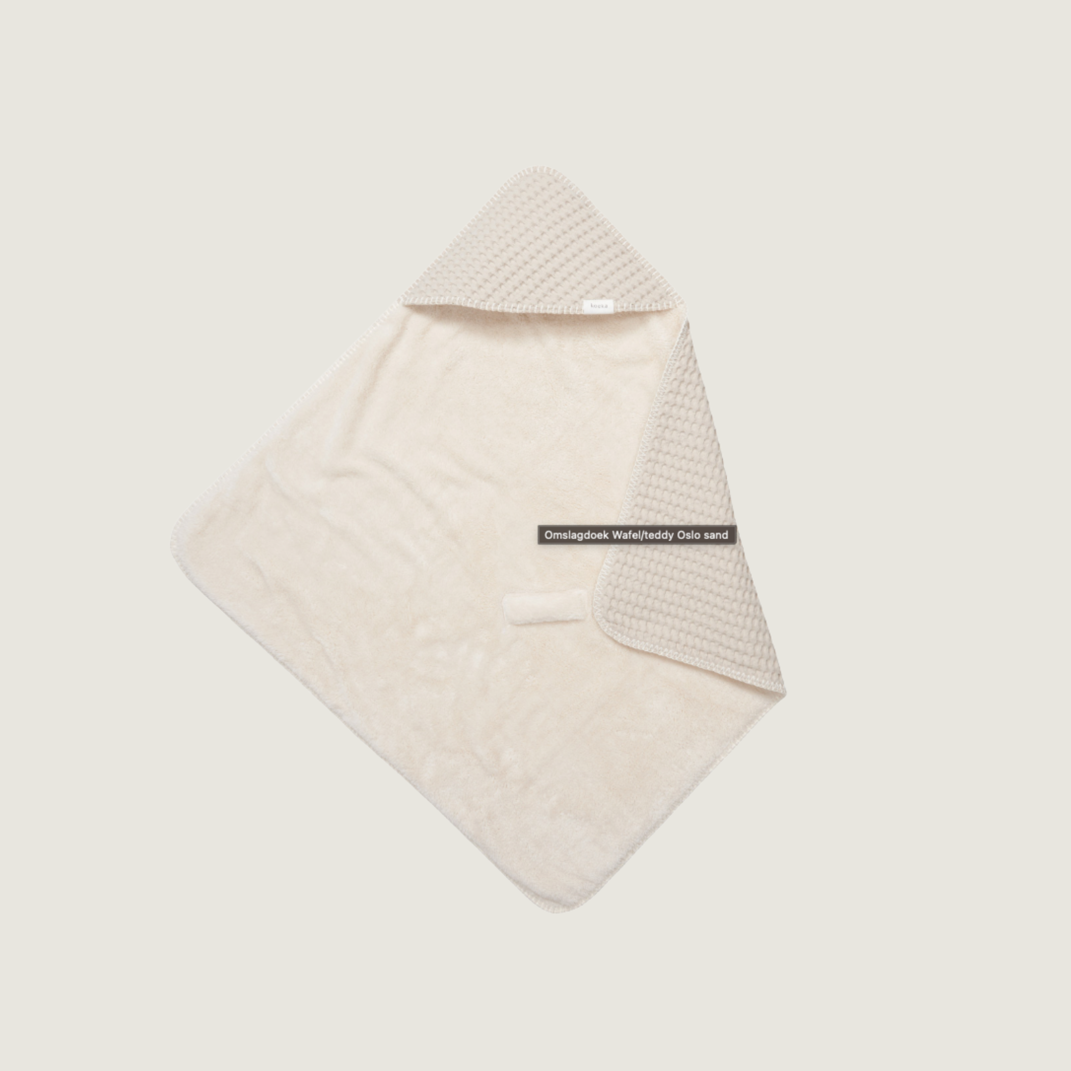 Koeka Omslagdoek Teddy Oslo Sand - Tiny Library