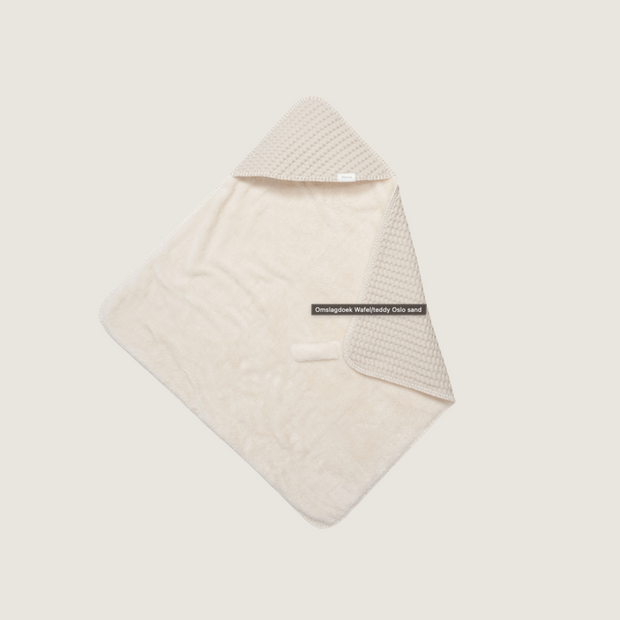 Koeka Omslagdoek Teddy Oslo Sand - Tiny Library