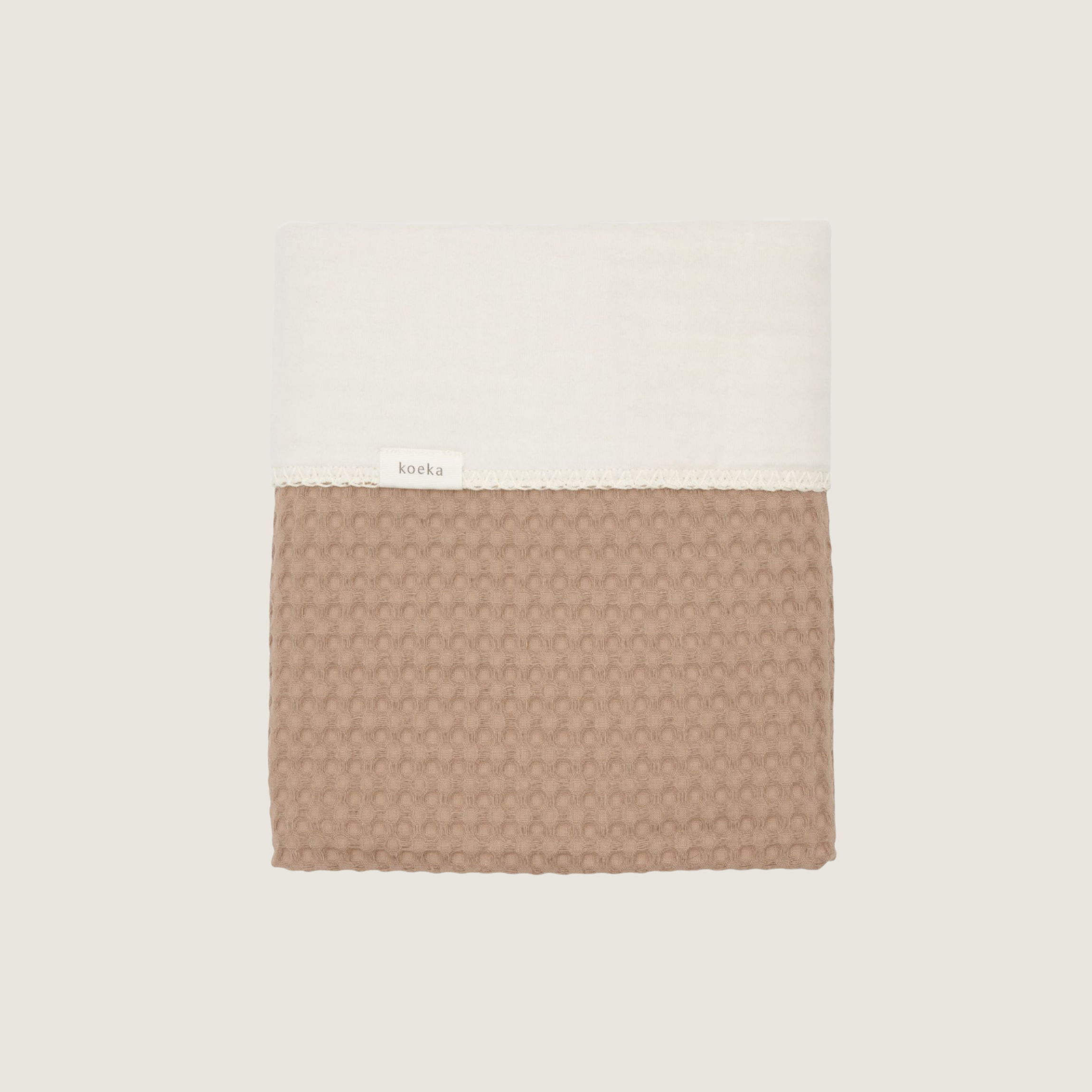 Koeka Wiegdeken Cotton Fleece Wafel Amsterdam Cafe Tiny Library 