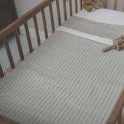 Koeka Wiegdeken Cotton Fleece Wafel Amsterdam Sand Tiny Library 