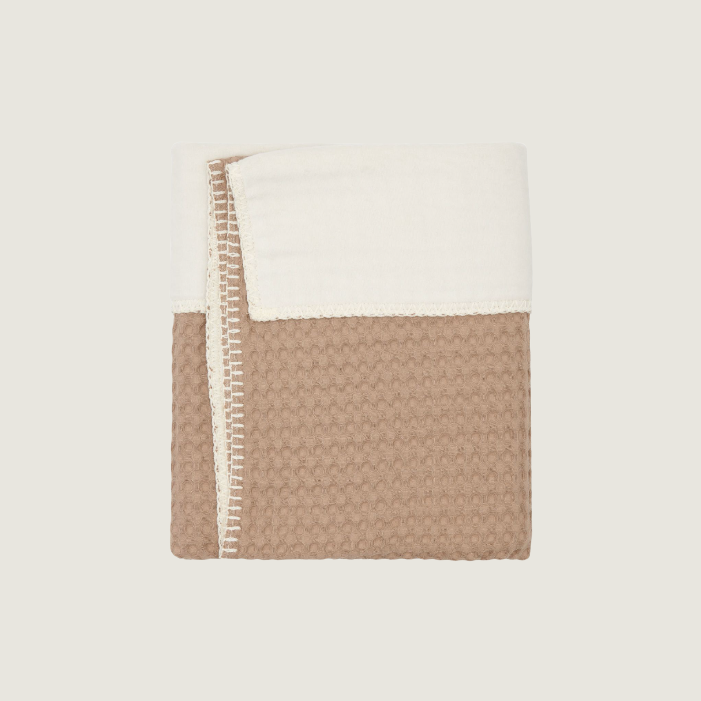 Koeka Wiegdeken Cotton Fleece Wafel Amsterdam Cafe Tiny Library