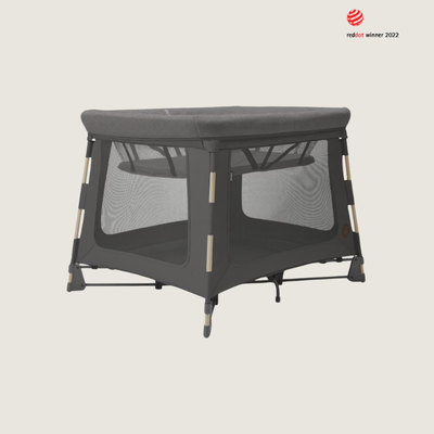 maxi-cosi swift 3-in-1 kinderbedje, reiswieg en box - Tiny Library