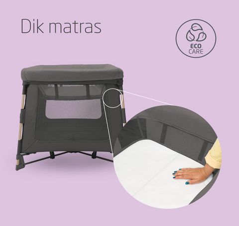 maxi-cosi swift 3-in-1 kinderbedje, reiswieg en box - Tiny Library