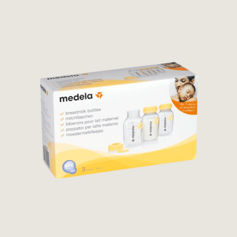 medela moedermelk flesjes (3 stuks) - Tiny Library