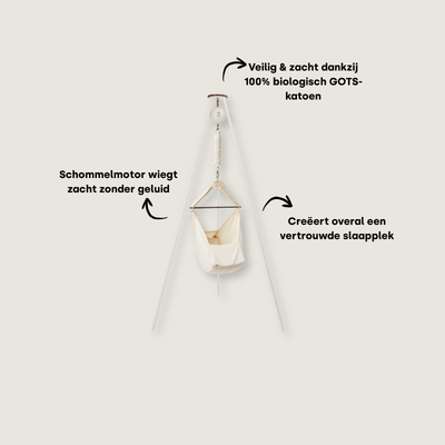 Moonboon Classic Bundle Babywieg Ovaal Tiny Library USPS