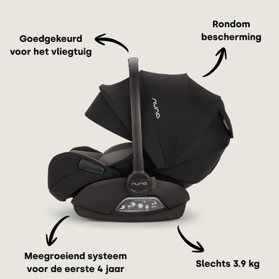 Nuna ARRA flex autostoel TinyLibrary