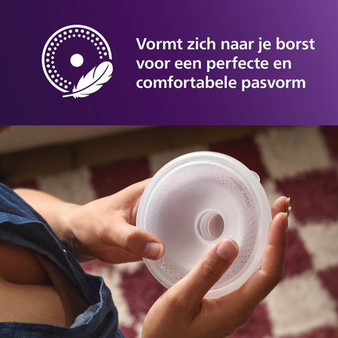 Philips Avent handsfree borstkolf - borschild small - Tiny Library