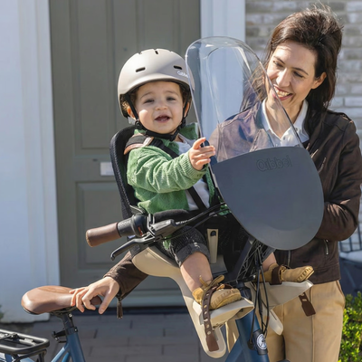 Qibbel kinderfietshelm - Grey - Tiny Library