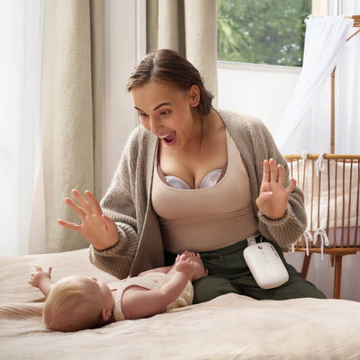 Philips Avent handsfree borstkolf - borschild small - Tiny Library