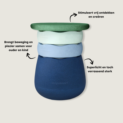 Stapelstein Dynamic All Waters and Greens Tiny Library