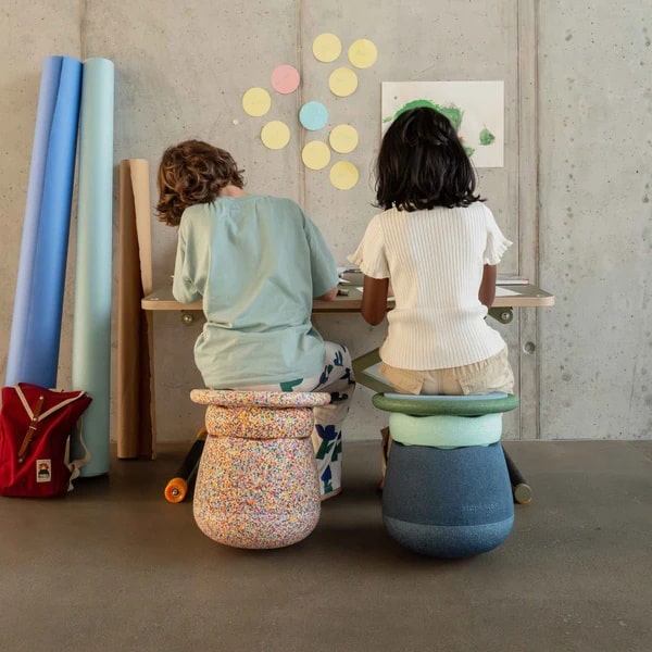 Stapelstein Base Super Confetti en Waters & Greens
