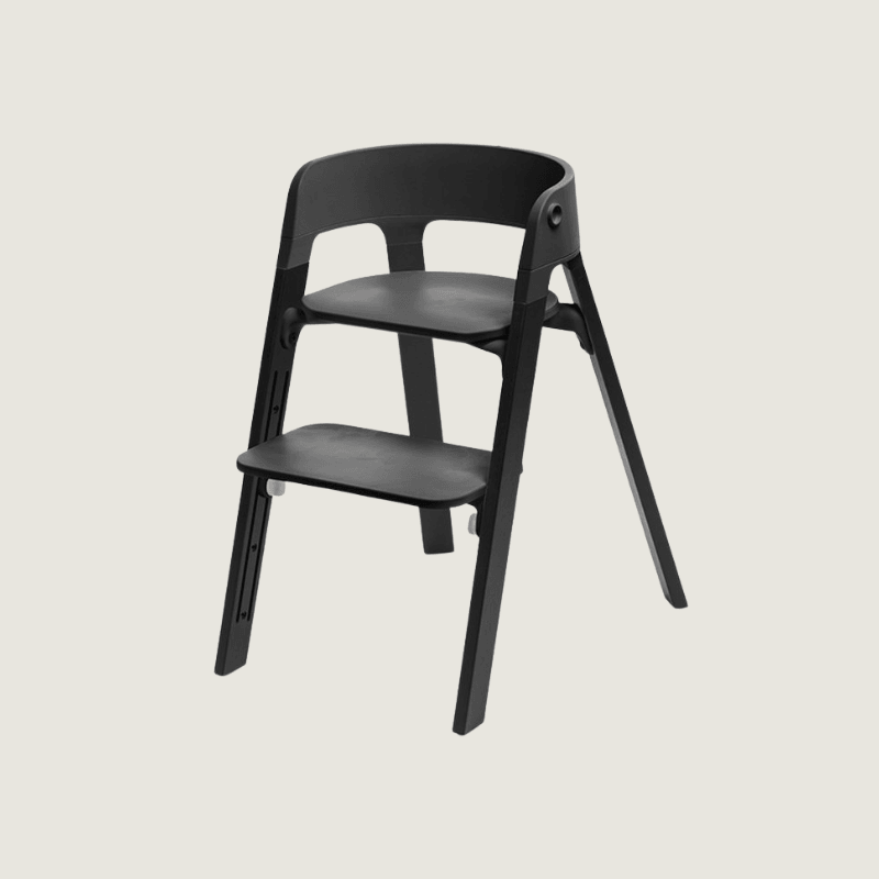 High chair black deals