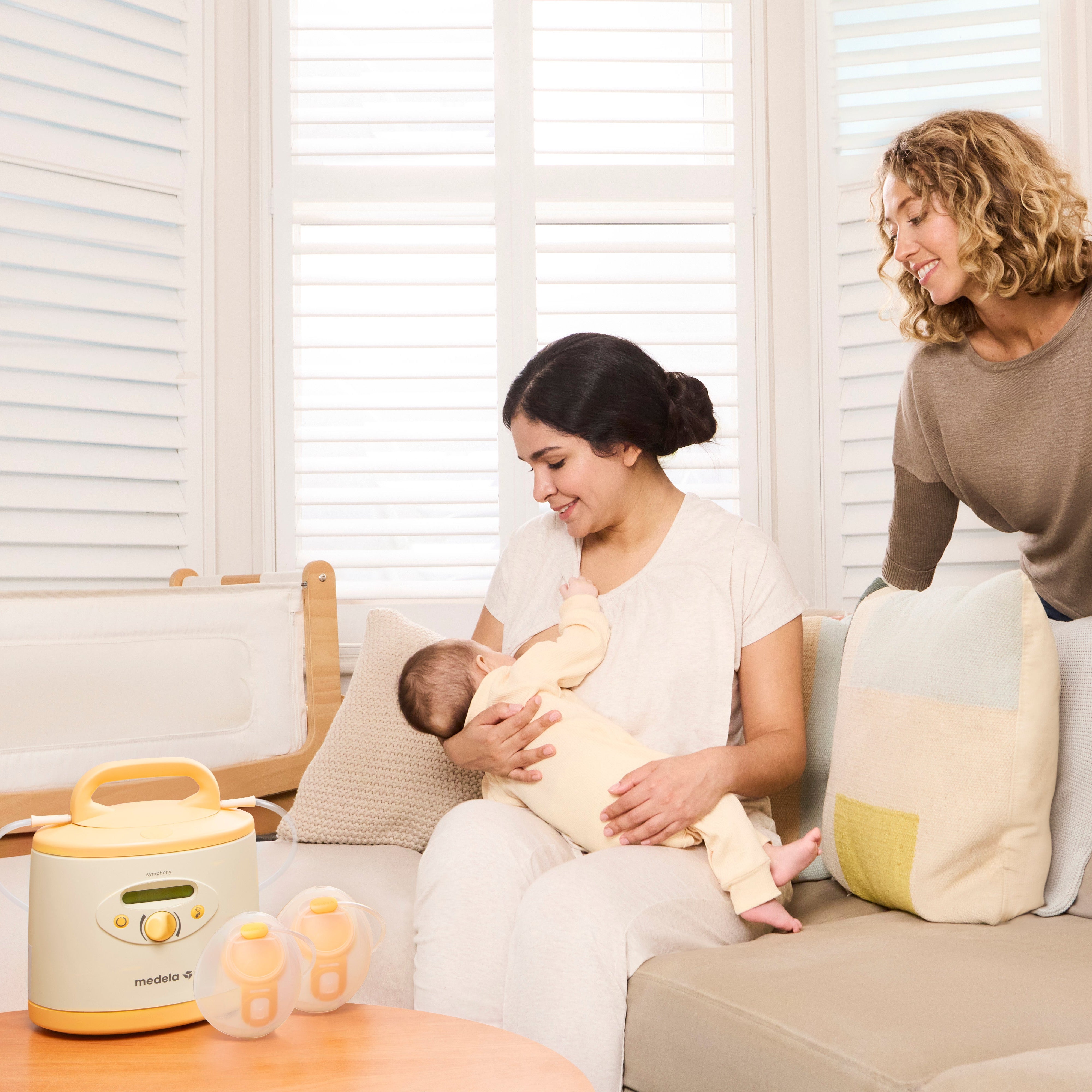 Medela handsfree opvangcups - maat M - sfeer - Tiny Library