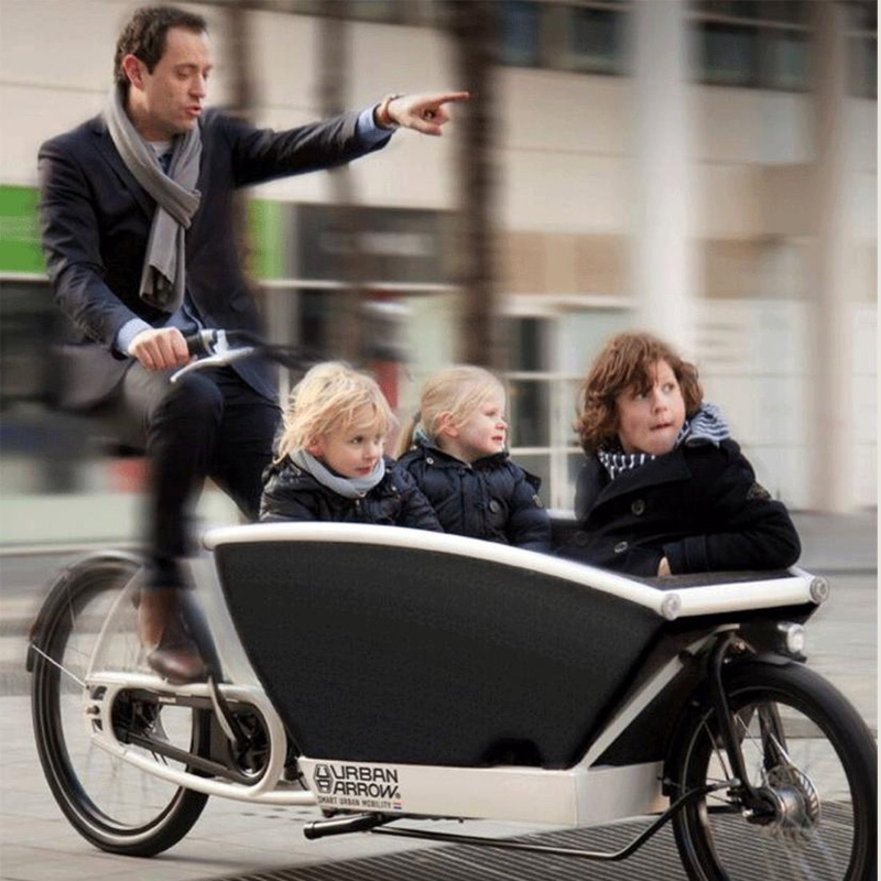 Extra bankje voor Urban Arrow bakfiets huren bij Tiny Library