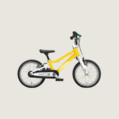 Woom Go 2 kinderfiets - Vibrant Yellow - aanzicht 14
