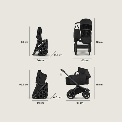 Bugaboo Donkey 6 TWIN wieg kinderwagen 4