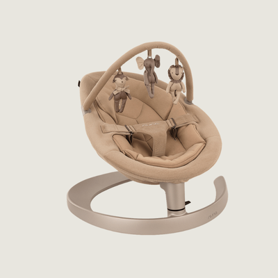 Nuna Leaf Grow wipstoel Teddy - Tiny Library